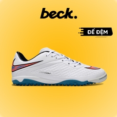 Giày Bóng Đá Nike Hypervenom Phelon Trắng Xanh Biển Đế Đệm TF