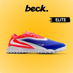 Giày Bóng Đá Nike Phantom 6 Elite Xanh Biển Gót Đỏ Cổ Lửng HQ TF