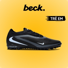 Giày Bóng Đá Trẻ Em Nike Phantom 6 Pro Đen Xanh Cổ Lửng TF