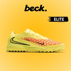 Giày Bóng Đá Nike Phantom 6 Elite Vàng Đỏ Tổ Ong Cổ Lửng HQ TF