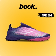 Giày Bóng Đá Trẻ Em Adidas F50 Elite LL Lamine Yamal Tím Hồng Không Dây HQ TF