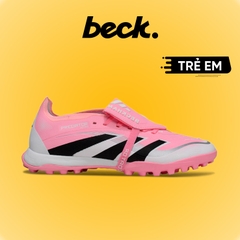 Giày Bóng Đá Trẻ Em Adidas Predator 25 Elite Tongue Beckham Hồng Trắng Lưỡi Gà Gập TF