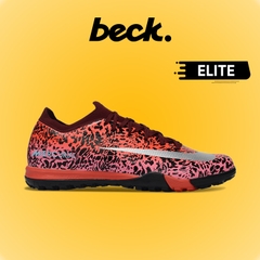 Giày Bóng Đá Nike Mercurial Vapor 16 Elite United Safari Đỏ Vạch Xám Cổ Lửng TF