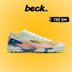 Giày Bóng Đá Trẻ Em VN Mercurial Vapor 16 Elite Mds Xám Xanh TF