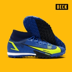 Giày Bóng Đá Nike Mercurial Superfly 8 Academy Tím Vạch Chuối Cổ Cao V2 TF