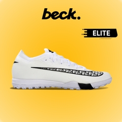 Giày Bóng Đá Nike Mercurial Vapor 16 Elite Dior Trắng Đen Cổ Lửng TF