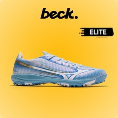 Giày Bóng Đá Mizuno Alpha 3 Elite Xanh Sky Đế Đệm TF