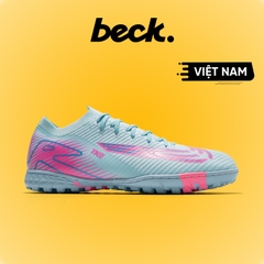 Giày Bóng Đá VN Mercurial Vapor 16 Elite Xanh Ngọc Hồng TF