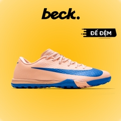 Giày Bóng Đá Nike Mercurial Vapor 16 Academy Cam Xanh Navy Đế Đệm TF