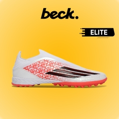 Giày Bóng Đá Adidas F50 Elite LL Lamine Yamal Hoa Hồng Trắng Đỏ Không Dây TF