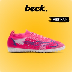 Giày Bóng Đá VN Mercurial Vapor 14 Elite TF - Hồng Xanh