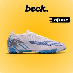 Giày Bóng Đá VN Mercurial Vapor 16 Elite TPU TF - Trắng Holo
