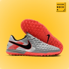 Giày Bóng Đá TQ Nike Tiempo Legend 8 Academy Xám Hồng Vạch Đen HQ TF