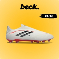 Giày Bóng Đá Copa Pure 4 Elite LL Trắng Đỏ Vạch Xám Không Dây HQ FG
