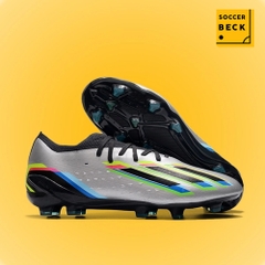 Giày Bóng Đá (VS) Adidas X Speedportal.1 Beyond Fast Xám Vạch Đen FG