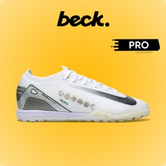 Giày Bóng Đá Nike Mercurial VAPOR 16 PRO Vini JR Trắng Bạc Cổ Lửng HQ TF