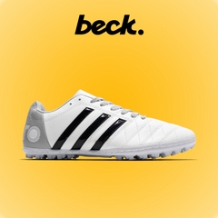 Giày Bóng Đá Wika 3 Sọc Toni Kroos Trắng Gót Bạc