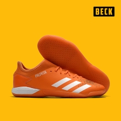 Giày Bóng Đá Adidas Predator 20.3 Cam Vạch Trắng Cổ Lửng IC