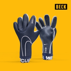 Găng Tay Nike Mercurial Touch Xanh Than Vạch Xám ( Không Xương)