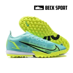 Giày Bóng Đá Nike Mercurial Vapor 14 Elite EURO Xanh Ngọc Cổ Lửng V2 TF