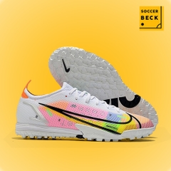 Giày Bóng Đá TQ Nike Mercurial Vapor 14 Elite Dragonfly Trắng Hồng Cổ Lửng V2 TF
