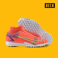 Giày Bóng Đá Nike Mercurial Superfly 14 Academy Đỏ Vạch Xanh Lá Cổ Cao TF