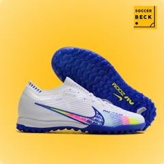 Giày Bóng Đá Nike Mercurial Vapor 15 Elite Trắng Vạch Cầu Vồng Cổ Lửng TF