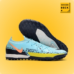 Giày Bóng Đá TQ Nike Phantom GT2 Elite Xanh Biển Vàng Đen V2 TF