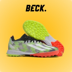 Giày Bóng Đá Adidas X Crazylight.1 Xanh Lá Đỏ Vạch Trắng TF