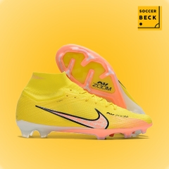 Giày Bóng Đá Trẻ Em TQ Nike Mercurial Superfly 9 Elite Vàng Cam Cổ Cao FG