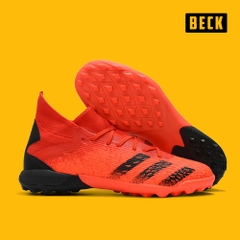 Giày Bóng Đá Adidas Predator Freak.3 Đỏ Vạch Đen Cổ Cao HQ TF