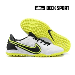 Giày Bóng Đá Nike React Tiempo Legend 9 Pro Trắng Đen Đế Vàng TF