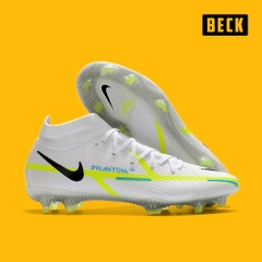 Giày Bóng Đá TQ Nike Phantom GT2 Elite Progress Trắng Nõn Chuối Vạch Đen Cổ Cao FG