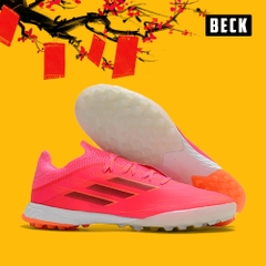 Giày Bóng Đá Adidas X Speedflow.1 Hồng Vạch Đen HQ TF