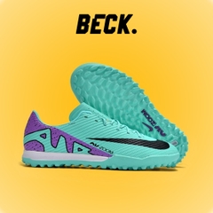 Giày Bóng Đá Nike Mercurial Vapor 15 Academy Xanh Ngọc Gót Tím TF