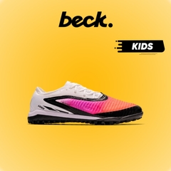 Giày Bóng Đá Trẻ Em Phantom 6 Elite Đỏ Hồng Gót Trắng Cổ Lửng TF