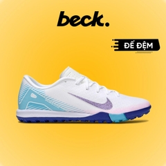Giày Bóng Đá Nike Mercurial Vapor 16 Academy Đế Đệm Hologram Trắng Xanh TF