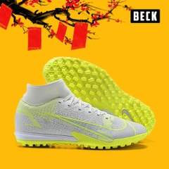 Giày Bóng Đá Nike Mercurial Superfly 14 Academy Safari Trắng Xám Vạch Nõn Chuối Cổ Cao TF