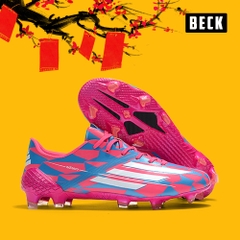 Giày Bóng Đá Adidas F50 Adizero X Ghosted.1 Hồng Xanh Biển Vạch Trắng LIMITED FG