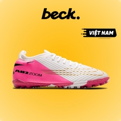 Giày Bóng Đá VN Mercurial Vapor 16 Elite TPU TF - Trắng Hồng
