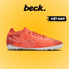 Giày Bóng Đá VN Mercurial Vic 6 Đỏ Cổ Lửng TF