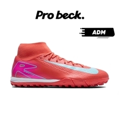 GIÀY BÓNG ĐÁ ZOOM MERCURIAL SUPERFLY 10 ACADEMY TF - FQ8331-800 - ĐỎ/XANH NGỌC