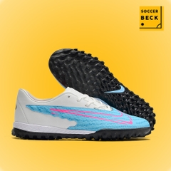 GIÀY BÓNG ĐÁ NIKE PHANTOM GX ACADEMY XANH BIỂN TRẮNG ĐẾ ĐỆM XỐP TF