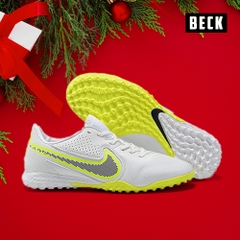 Giày Bóng Đá Nike React Tiempo Legend 9 Pro Trắng Vàng Vạch Đen TF