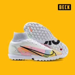Giày Bóng Đá Nike Mercurial Superfly 8 Elite Dragonfly Trắng Hồng Cổ Cao V2 TF