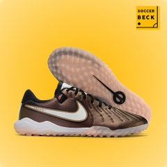 Giày Bóng Đá Nike Tiempo Legend 10 Đen Đồng  Vạch Trắng TF