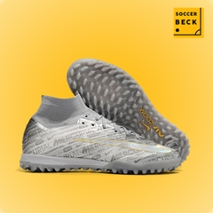 Giày Bóng Đá Nike Mercurial Superfly 9 Elite Limited 25th Xám Bạc Cổ Cao TF