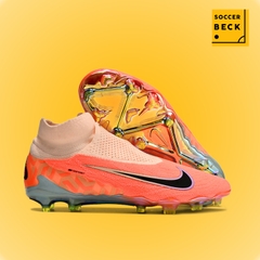 Giày Bóng Đá Nike Phantom GX Elite DF Cam Vạch Đen Cổ Cao FG
