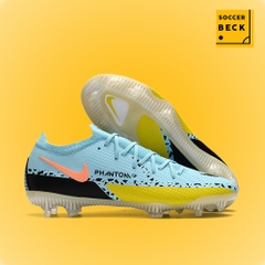 Giày Bóng Đá TQ Nike Phantom GT2 Elite Lucent Xanh Biển Vàng Đen Cổ Lửng FG