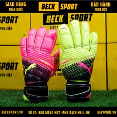 Găng Tay Puma Evopower Grip Tricks Hồng Chuối ( Có Xương)